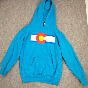NEW! Kids Classic Colorado‎ Hoodie Sweater turquoise XL Cotton Blend Boys/Girls